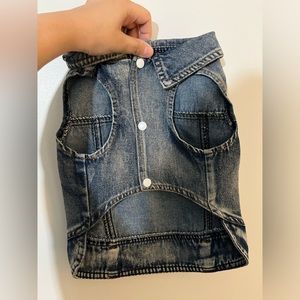 Denim Pet Jacket/Vest